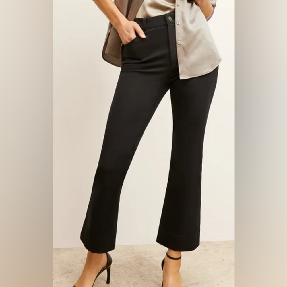 M.M. Lafleur The Archie Cropped Jean Black Size 4